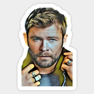 Chris hemsworth Sticker